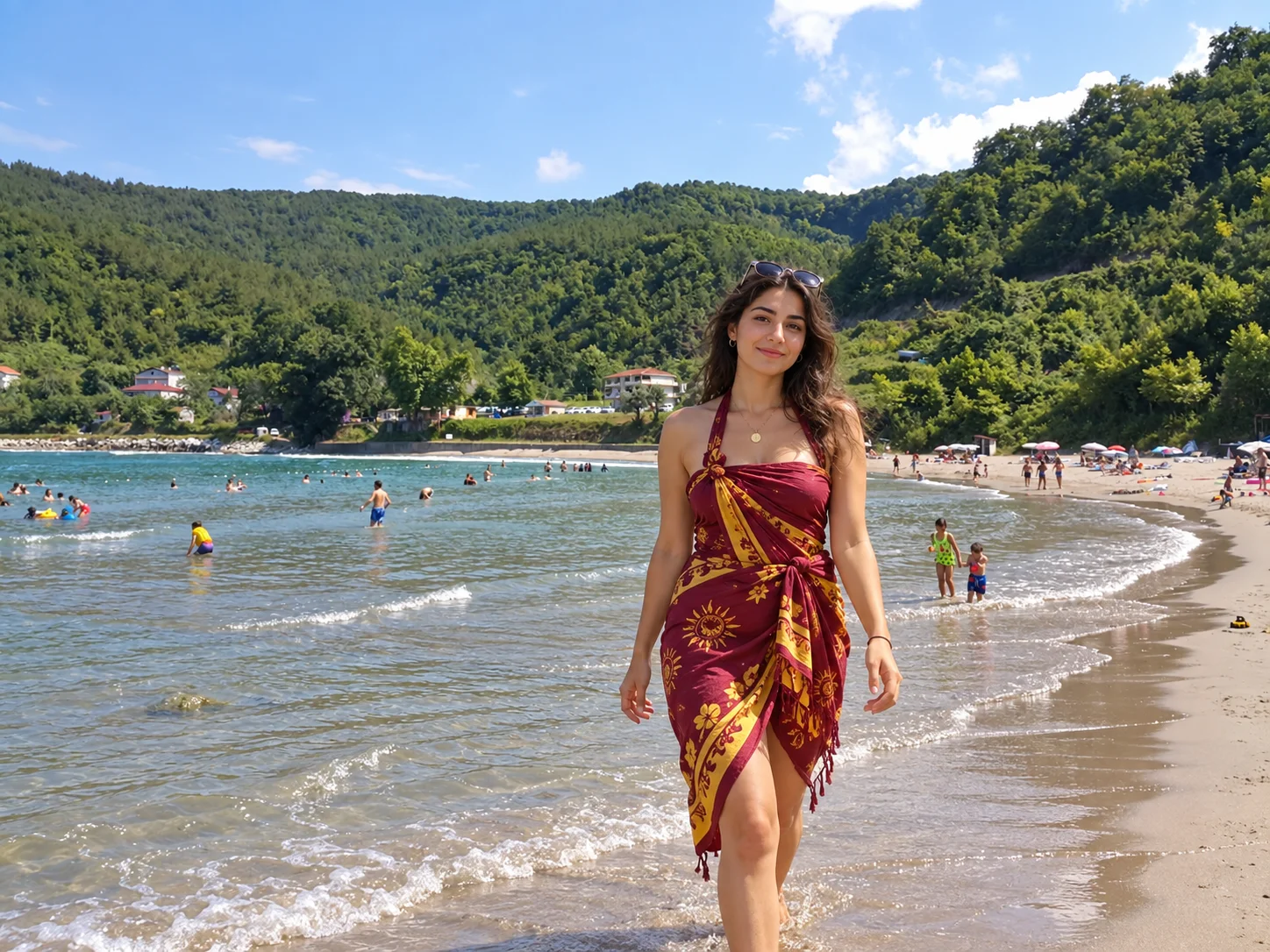 Çamurca Plajı kumsal koyu Hamsilos yakını, Sinop