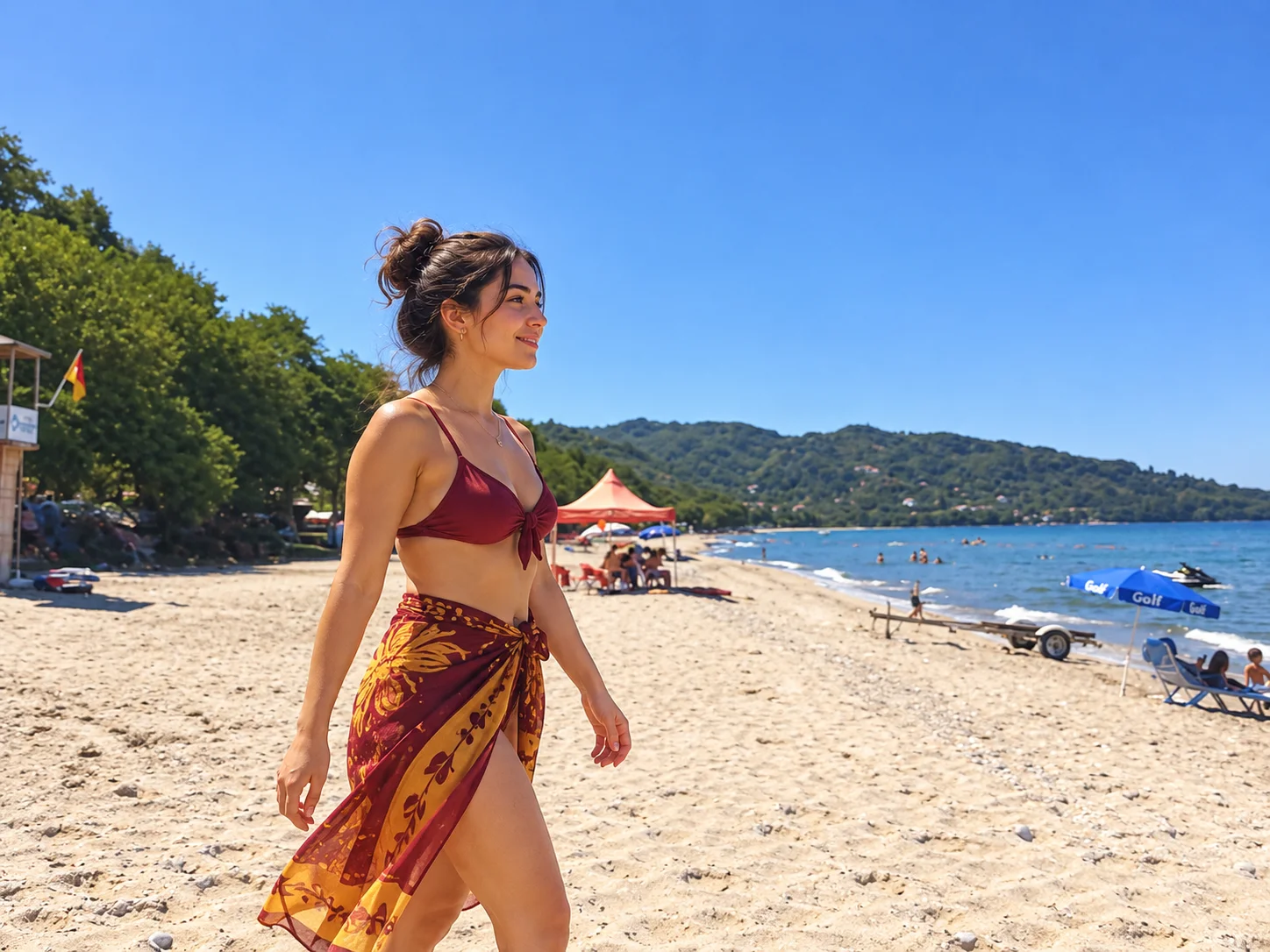Ordu'nun en merkezi genel plajı Çaka Plajı ve Karadeniz kıyısı
