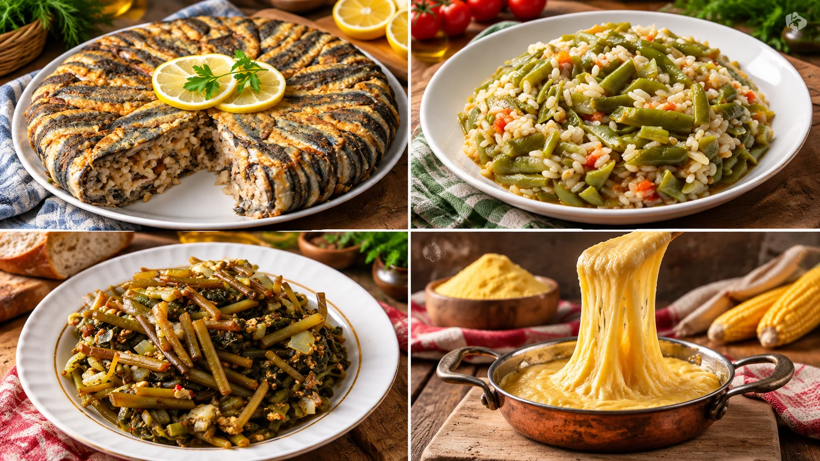 Ordu'nun yöresel lezzetleri: kuymak, hamsi pilav, fasulye ve galdirik