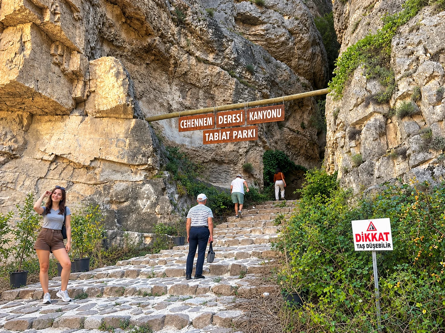 Ardanuç Cehennem Deresi Kanyonu — bazalt kayalıklar ve dar vadi