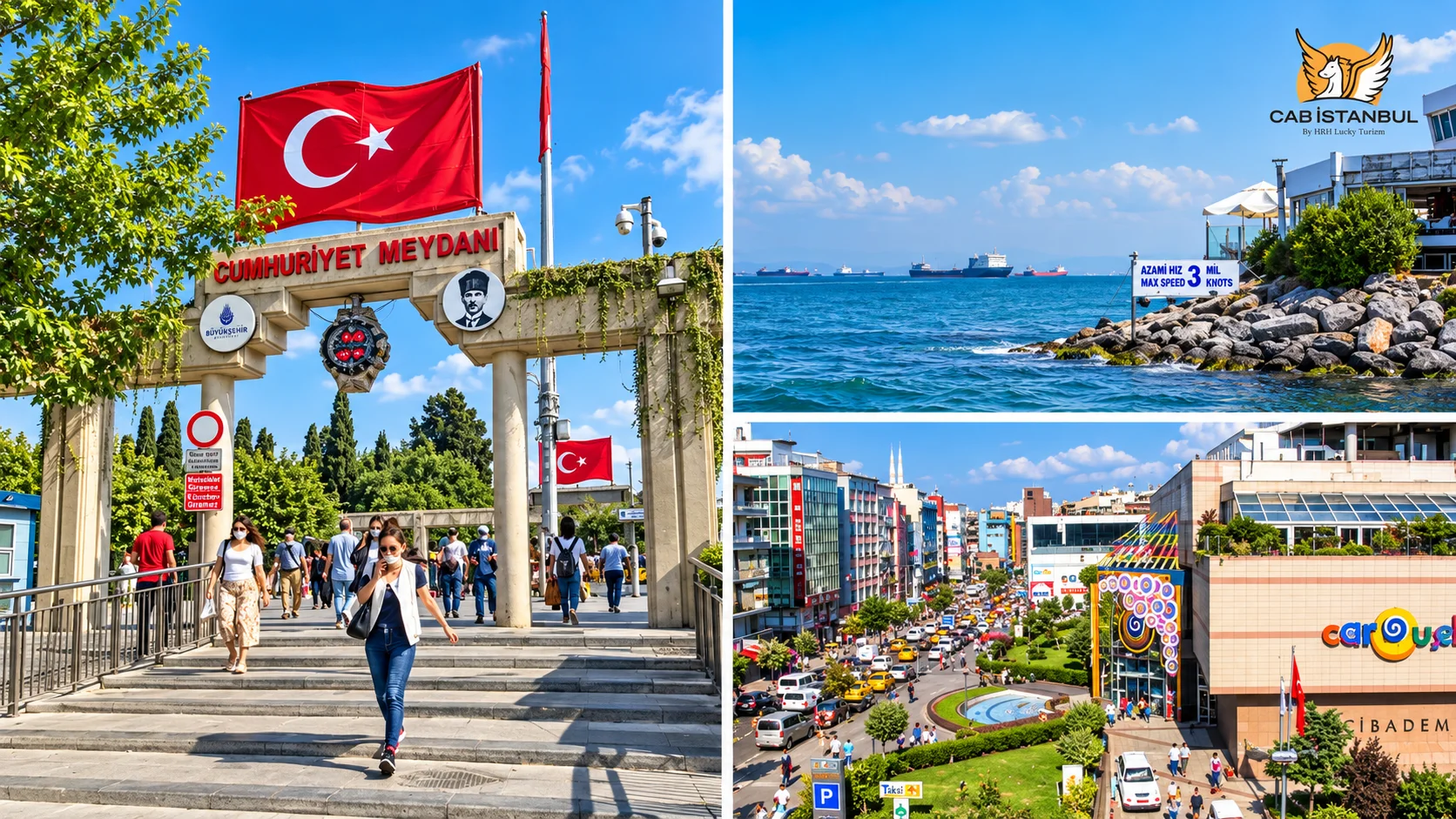 Bakırköy ilçesi İstanbul sahil ve mahalle sokakları