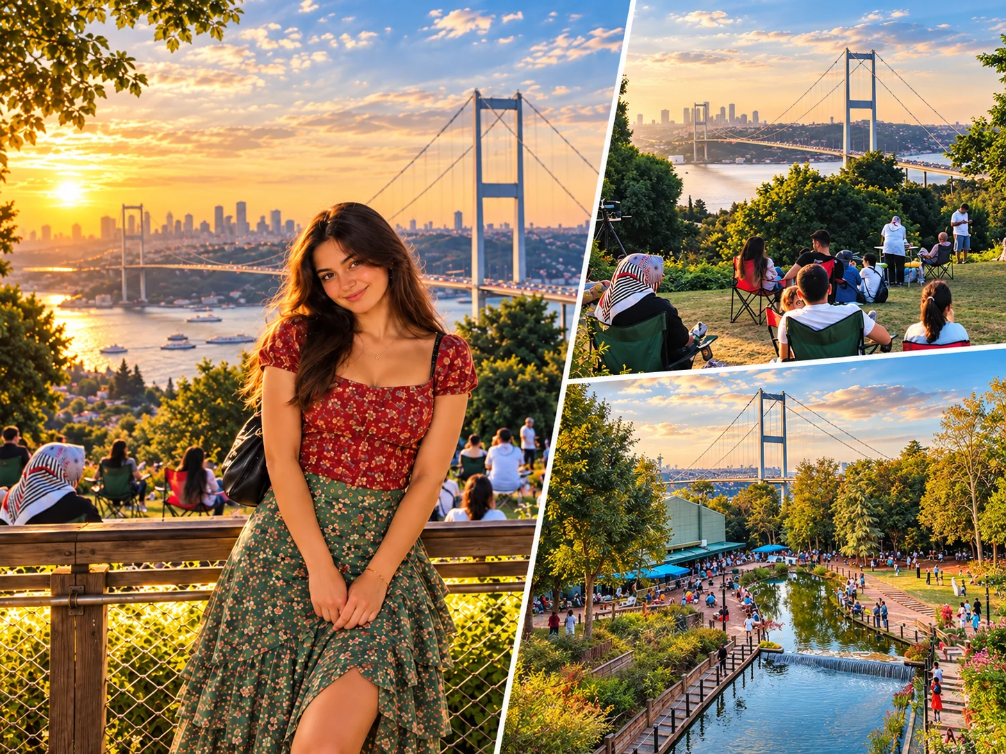 Nakkaştepe Millet Bahçesi ve Boğaz manzarası, Üsküdar