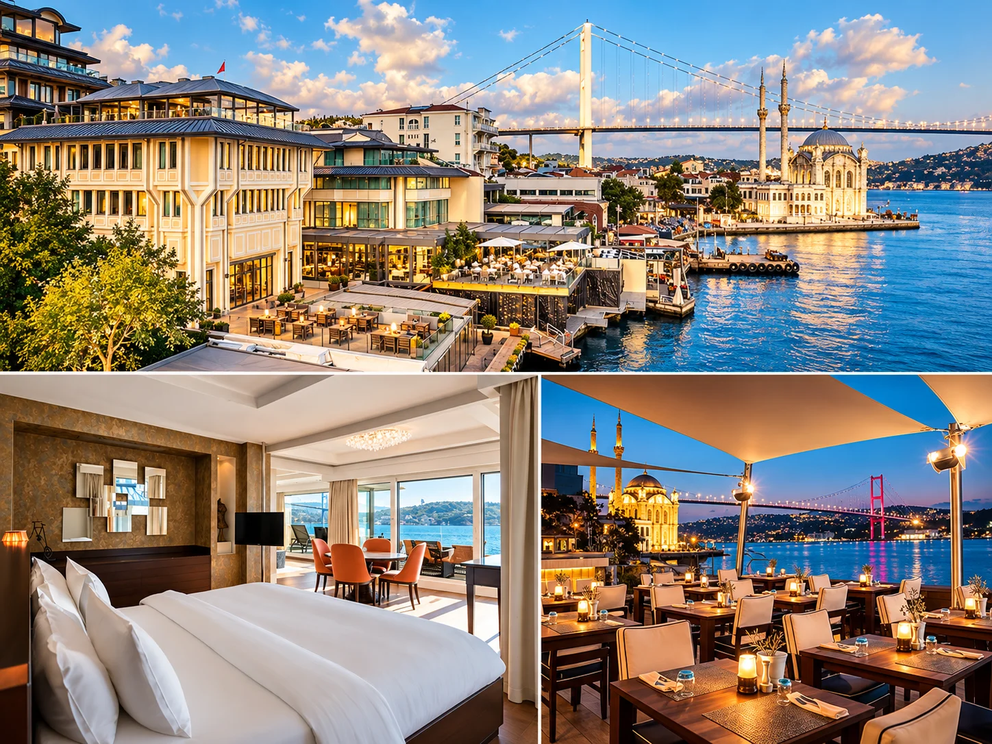 Radisson Blu Bosphorus Hotel İstanbul — Ortaköy Çırağan Caddesi'ndeki su cephesi