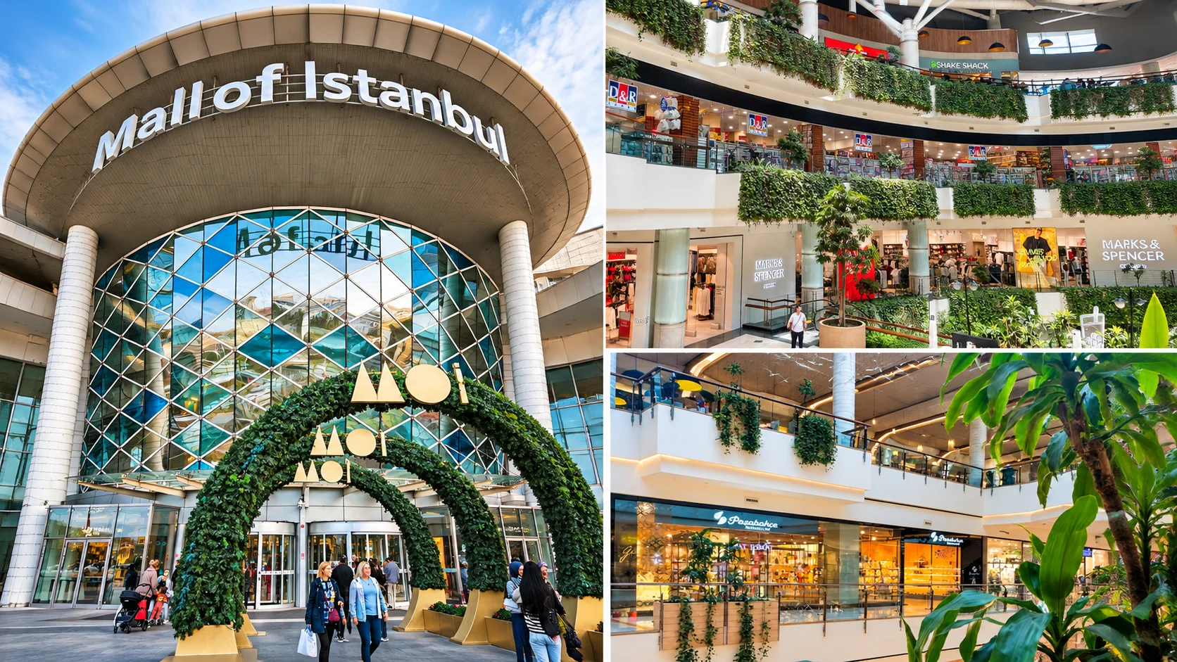 Mall of Istanbul eğlence bölgesi iç mekânı