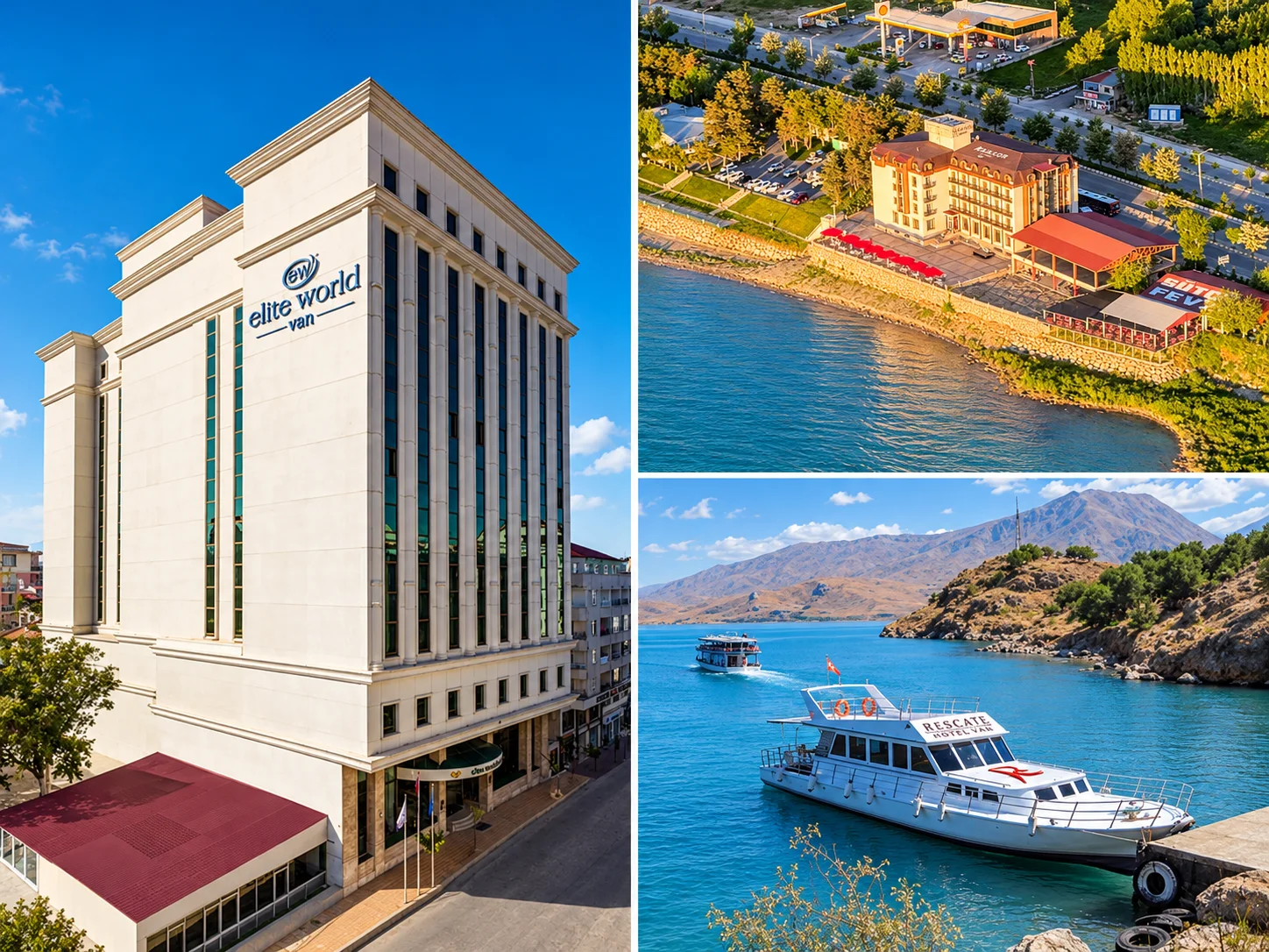 Van şehir merkezi otel cephesi, 2026 lüks konaklama seçenekleri