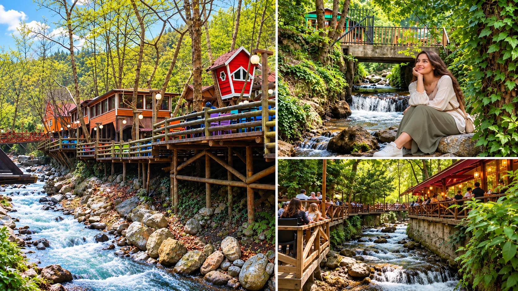 Maşukiye valley landscape in Kartepe Kocaeli
