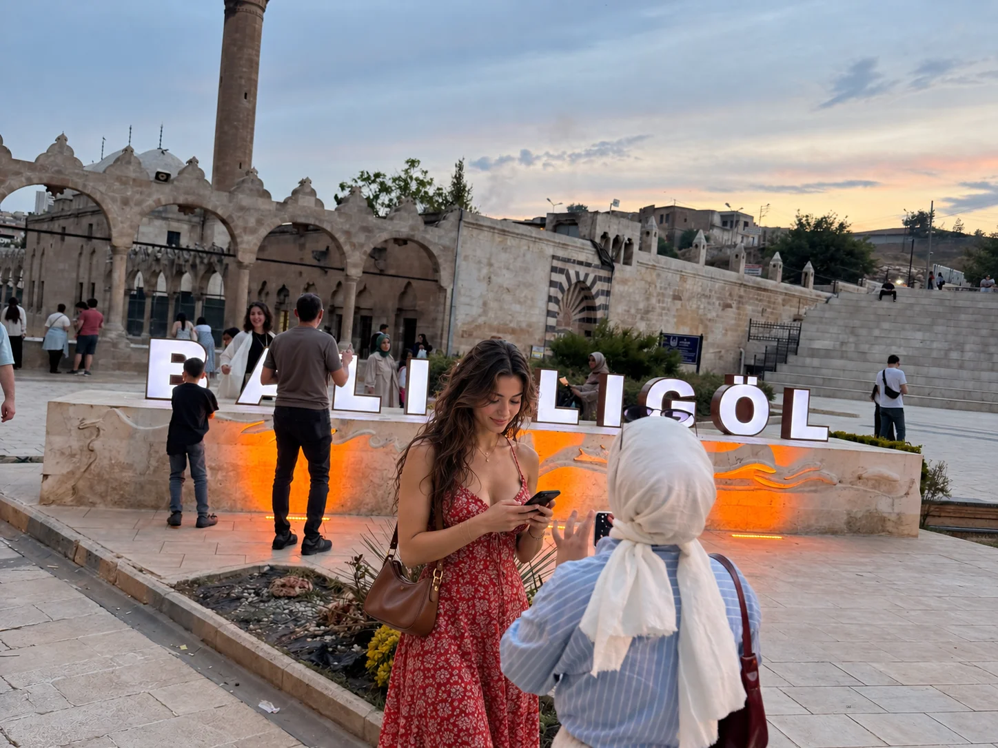 Balıklıgöl sacred fish pools and mosque architecture in Şanlıurfa