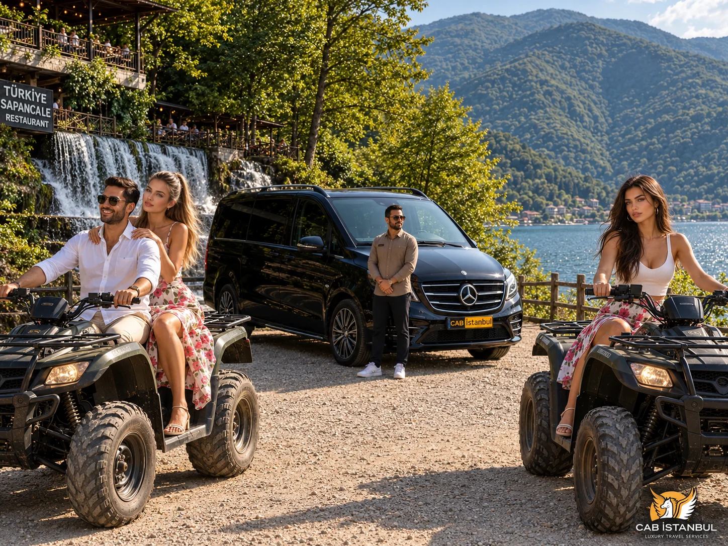 Arrêt quad ATV près de Maşukiye à Sapanca