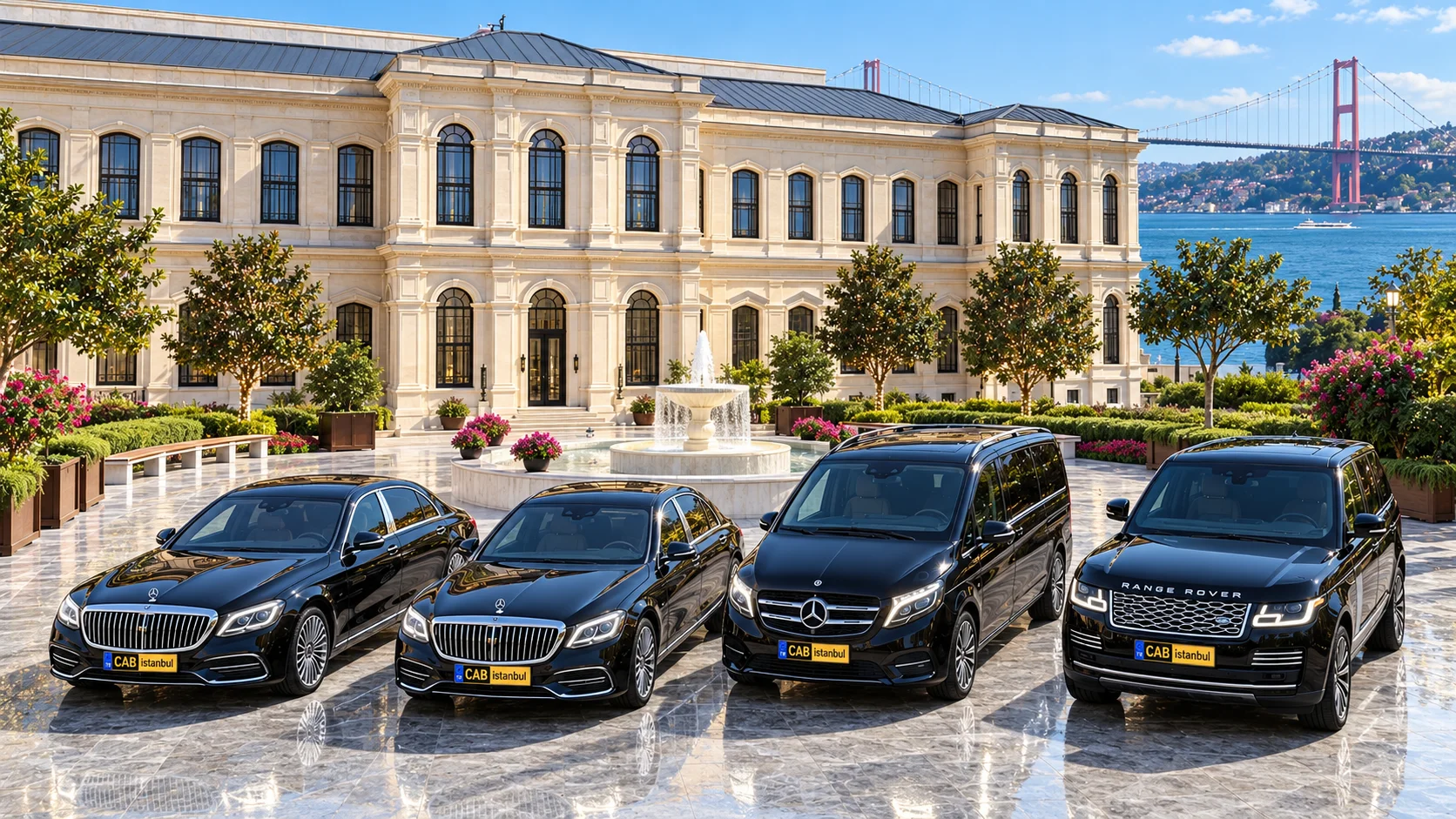 Luxury car rental with chauffeur-driven vehicles in Istanbul
