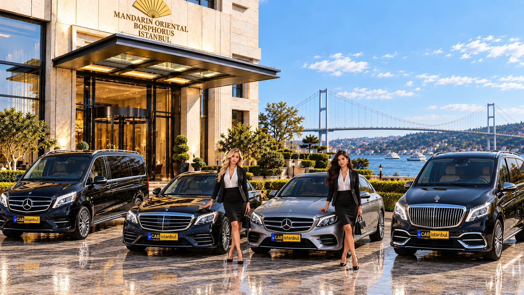 Luxury hotel transfer with chauffeur in Istanbul